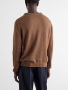 LEMAIRE - Alpaca-Blend Sweater - Brown