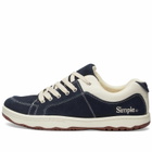 Simple Men's OS Suede Sneakers in Navy