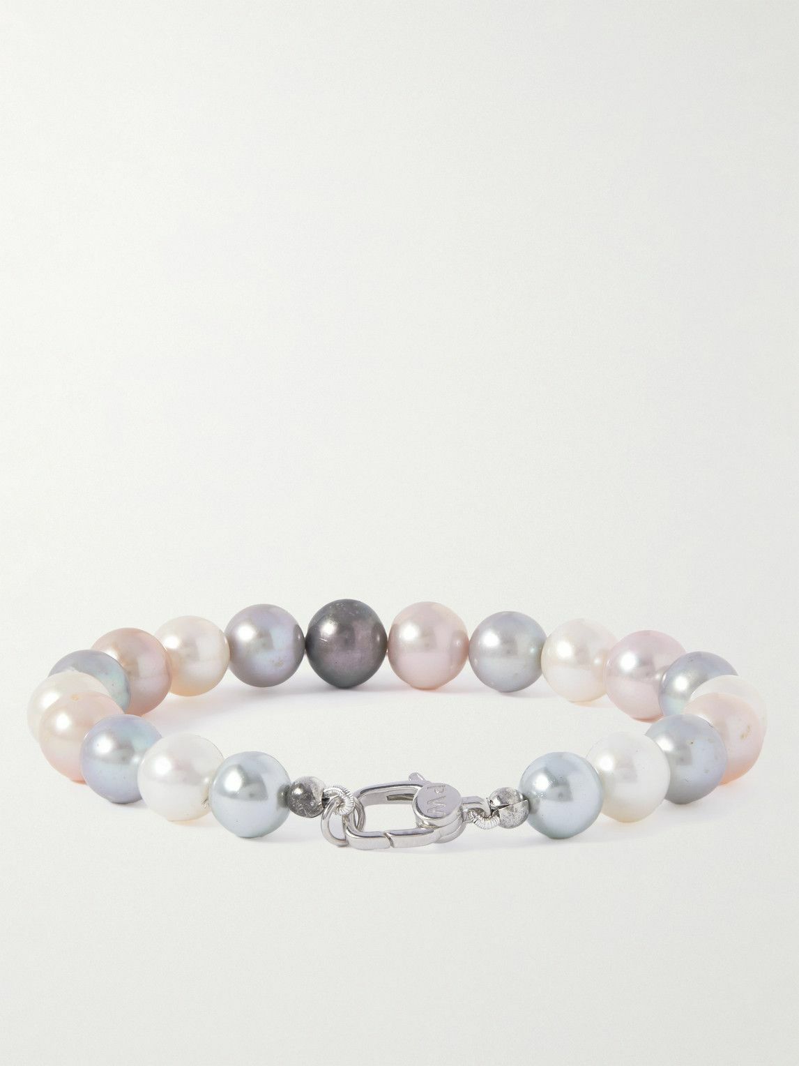POLITE WORLDWIDE® - Silver, Pearl and Enamel Necklace