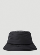 Nylon Padded Bucket Hat in Black