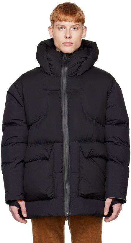 Photo: ZEGNA Black Quilted Down Jacket