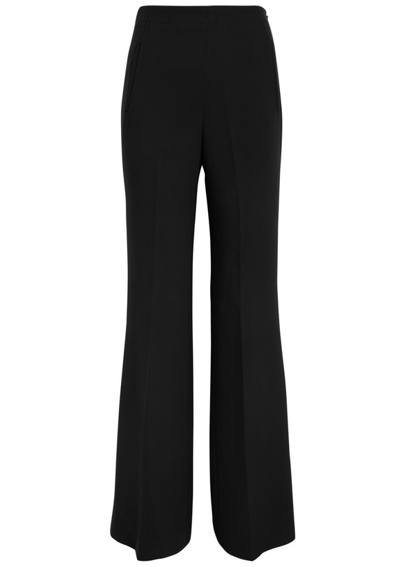 Photo: Roland Mouret Wide-leg Stretch-cady Trousers Black