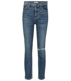GRLFRND - Reed high-rise cropped skinny jeans
