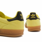 Adidas Gazelle Indoor in Shock Yellow/Black/Gold Metallic