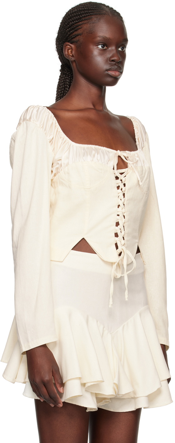 Tach Off-White Salvia Blouse