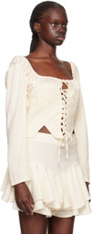 Tach Off-White Salvia Blouse
