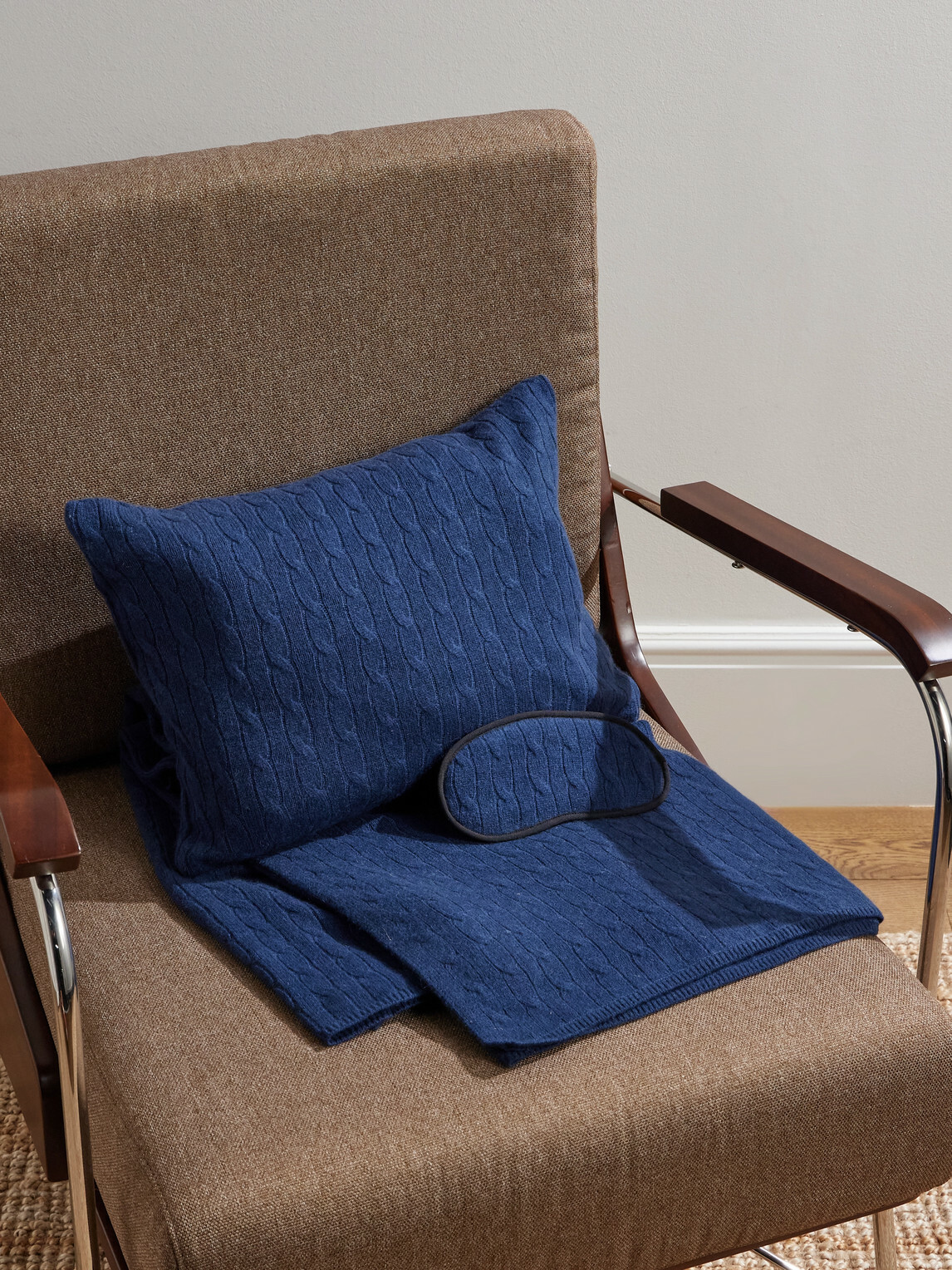 Ralph Lauren Home - Cable-Knit Cashmere Travel Set