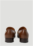 Gucci - Mirrored G Loafers in Brown