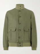 Valstar - Valstarino Linen Bomber Jacket - Green