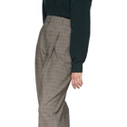 3.1 Phillip Lim Black Houndstooth Tapered Trousers