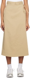 Snow Peak Beige Wrap Trousers