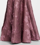 Rebecca Vallance Annette Button belted brocade gown