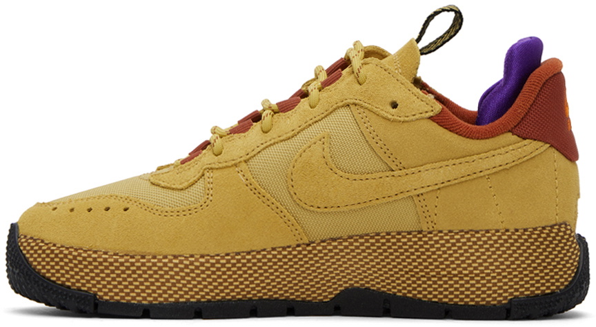 Nike Yellow Air Force 1 Wild Sneakers Nike