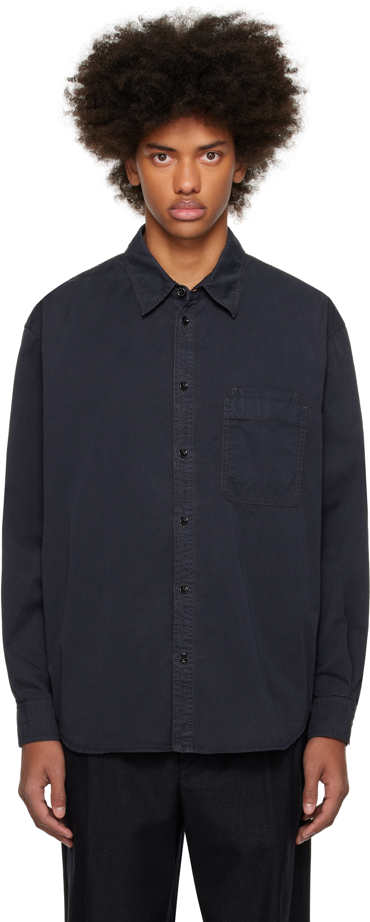 LEMAIRE LS RELAXED TEE サイズS Namu Shop - Lemaire LS Relaxed Tee - Black