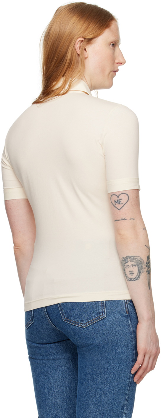 Filippa K Off-White Embroidered Shirt