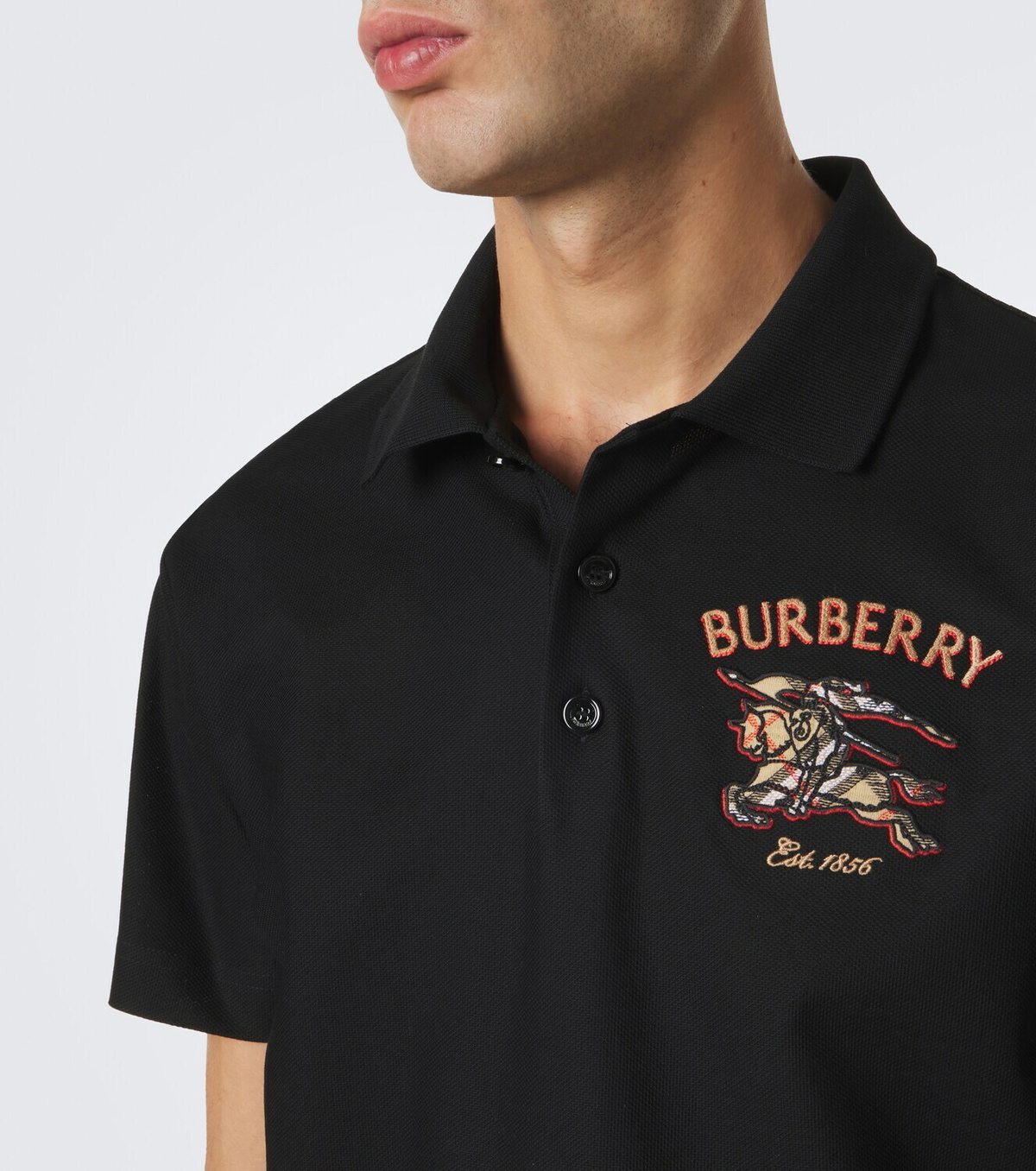 Burberry EKD cotton piqué polo shirt