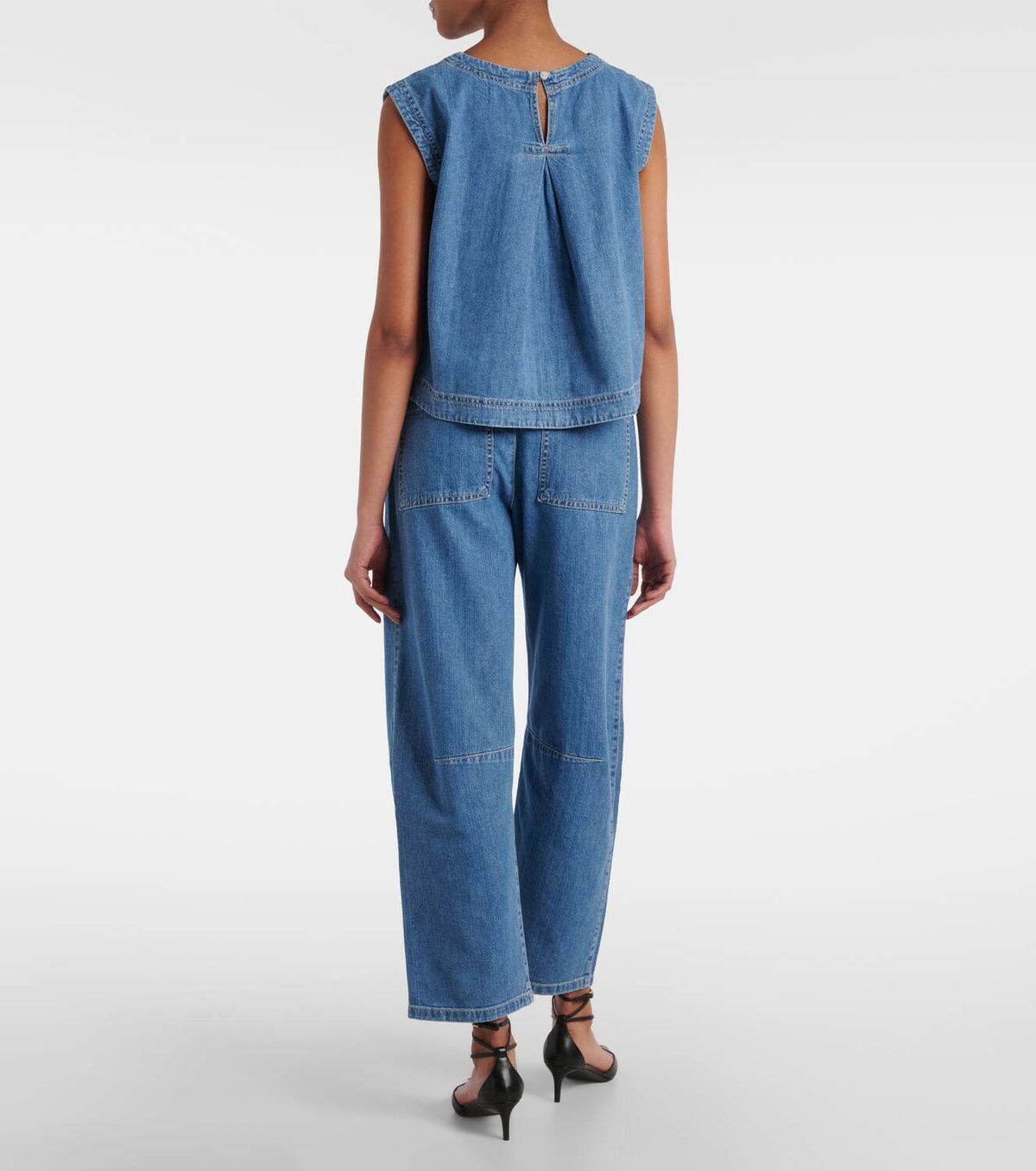Velvet Loren denim top