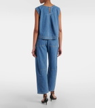 Velvet Loren denim top