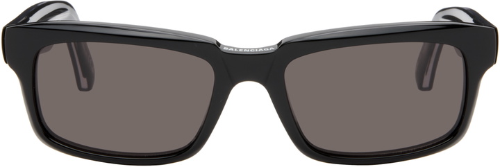 Balenciaga Tortoiseshell Rectangular Sunglasses Balenciaga display picture 1