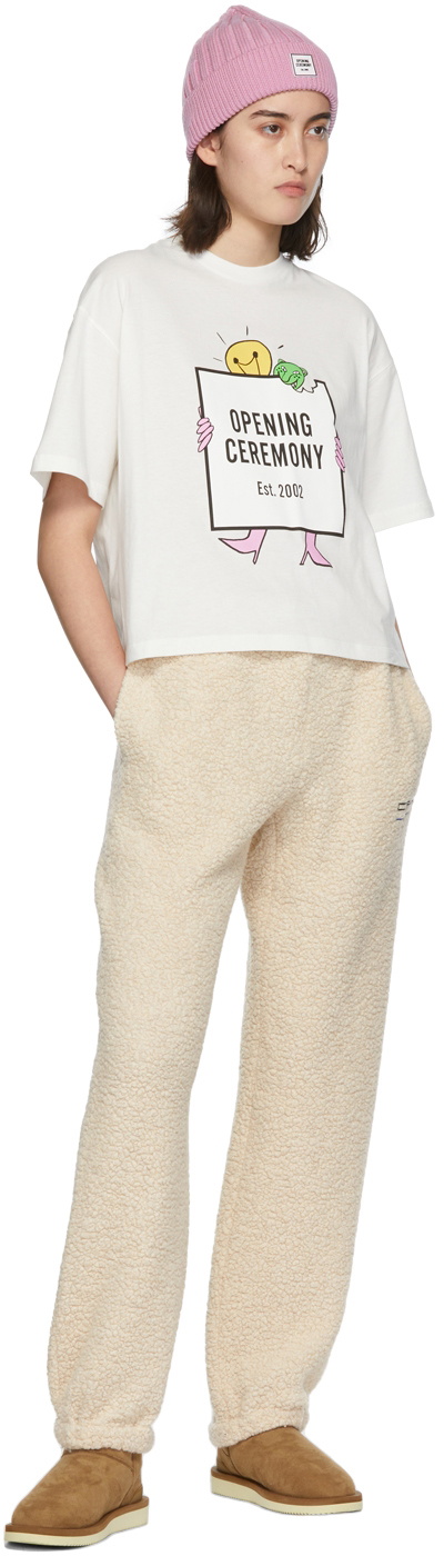 Opening Ceremony White Logo Cropped T-Shirt
