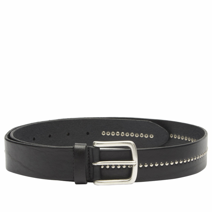 Photo: Anderson's Men's Andersons Casual Stud Trimmed Leather Belt in Black