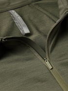 Veilance - Frame Merino Wool-Blend Half-Zip Polo Shirt - Green