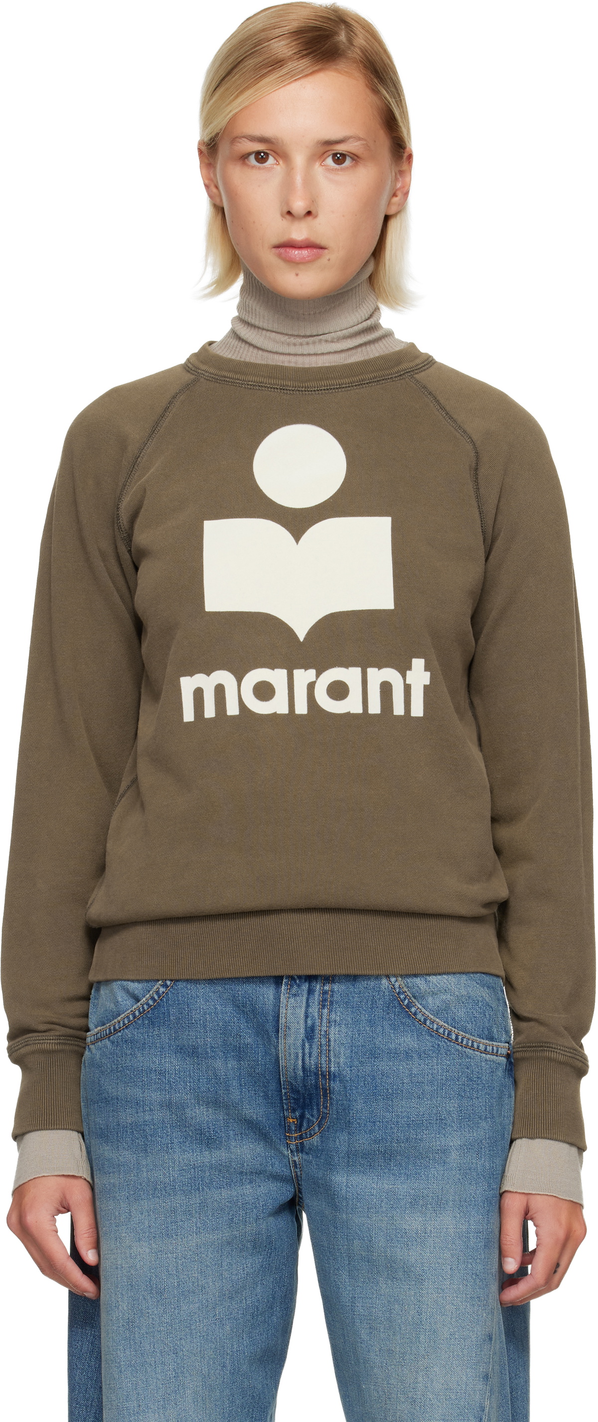 Isabel Marant Etoile Khaki Millyny Sweatshirt