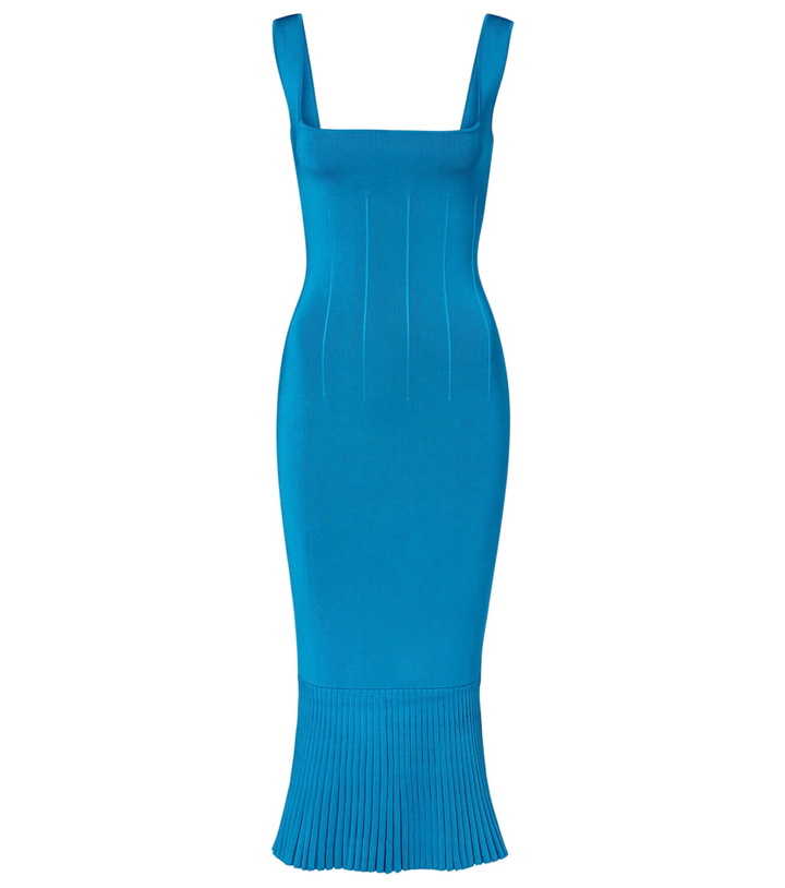 Photo: Galvan Atalanta ribbed-knit cocktail dress
