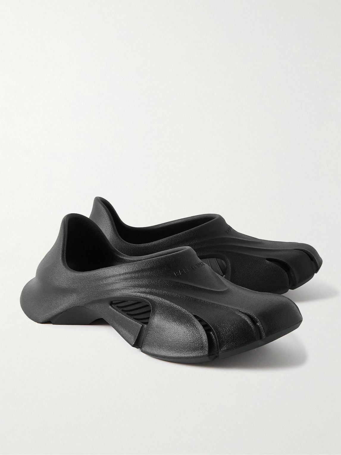 Balenciaga - Mold Closed Rubber Sandals - Black Balenciaga