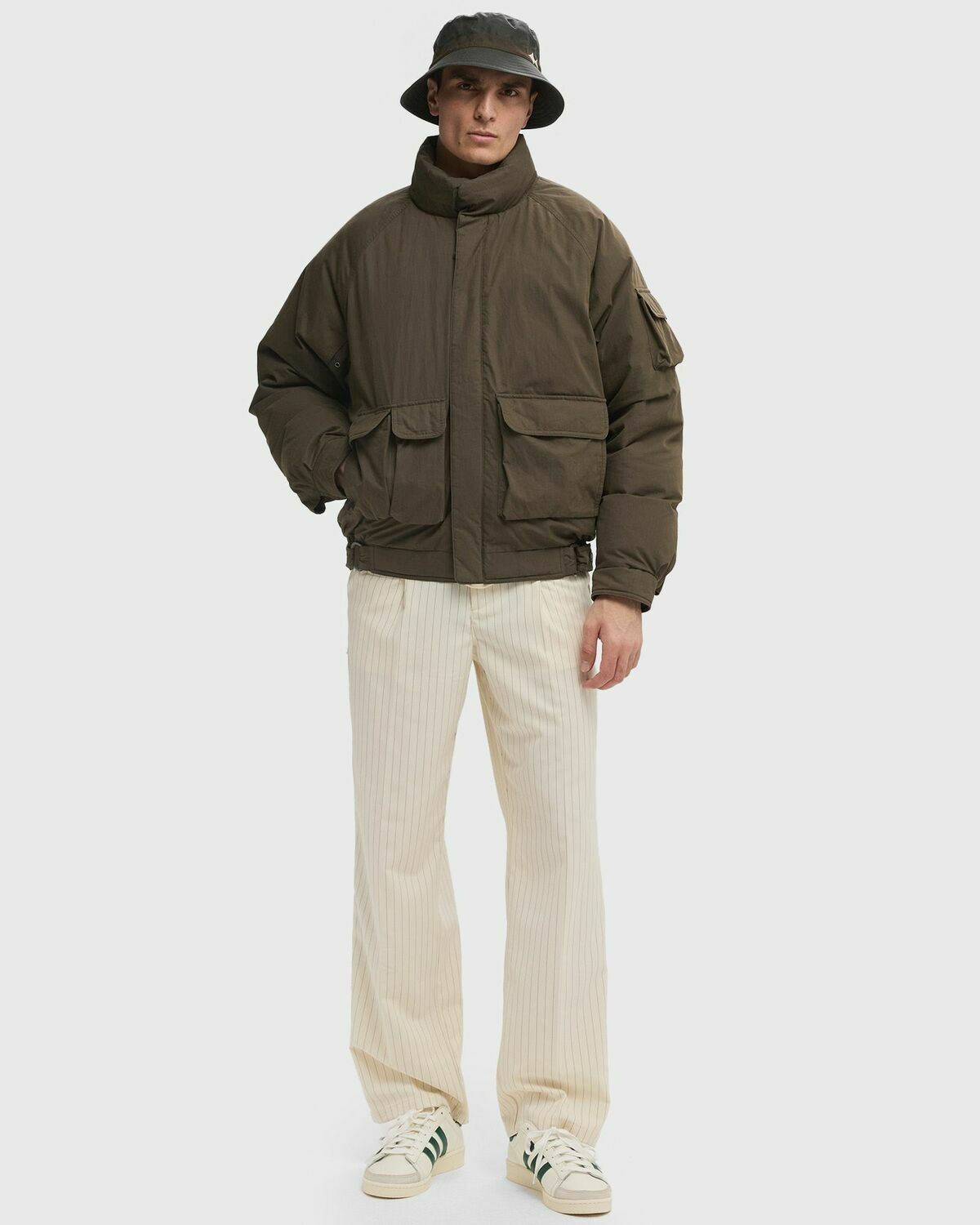 Thisisneverthat MULTI POCKET DOWN JACKET Brown Mens Down & Puffer 