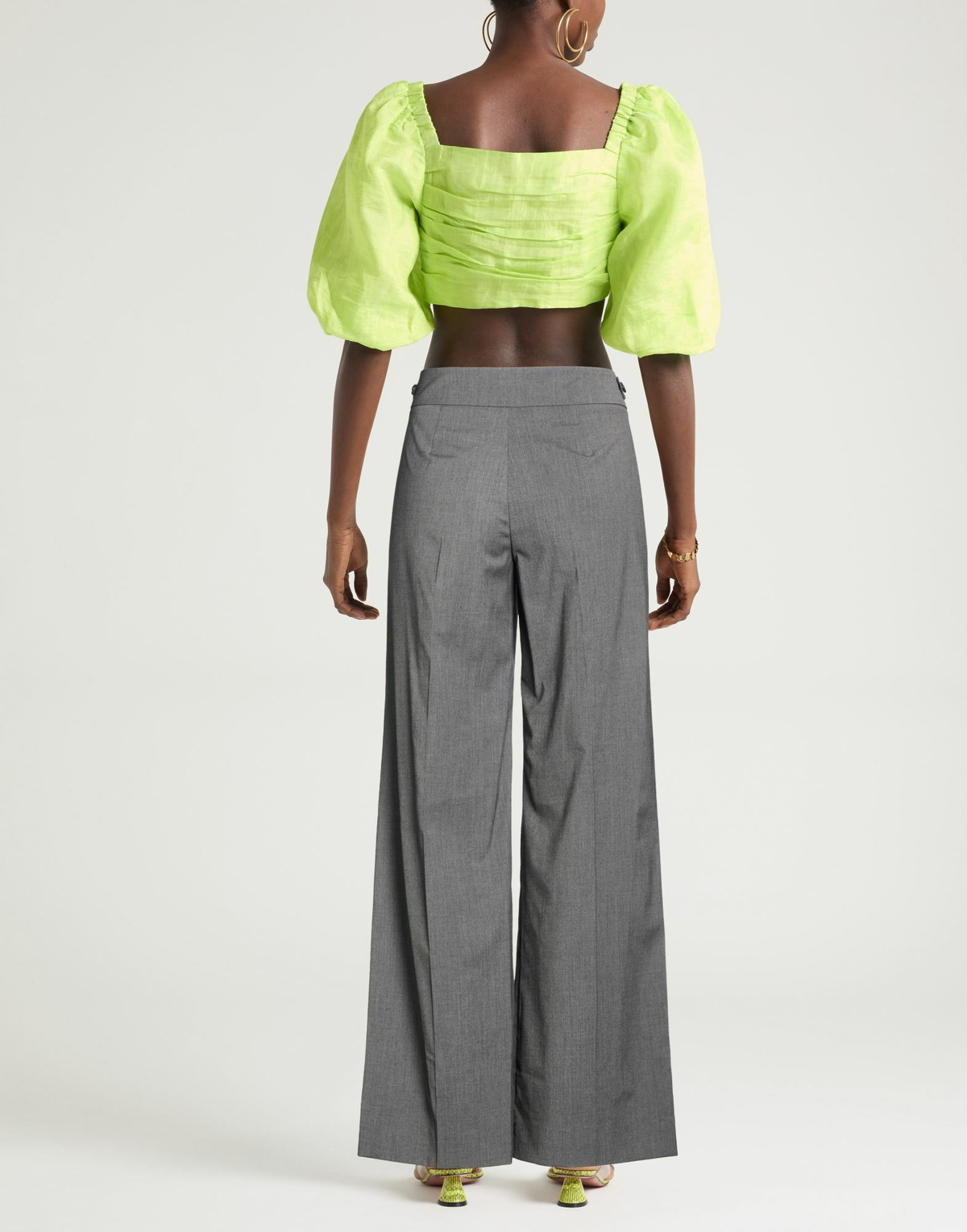 Manila Grace Womens Pants in Grey