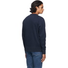 Levis Made and Crafted Blue Relaxed Crewneck Sweatshirt