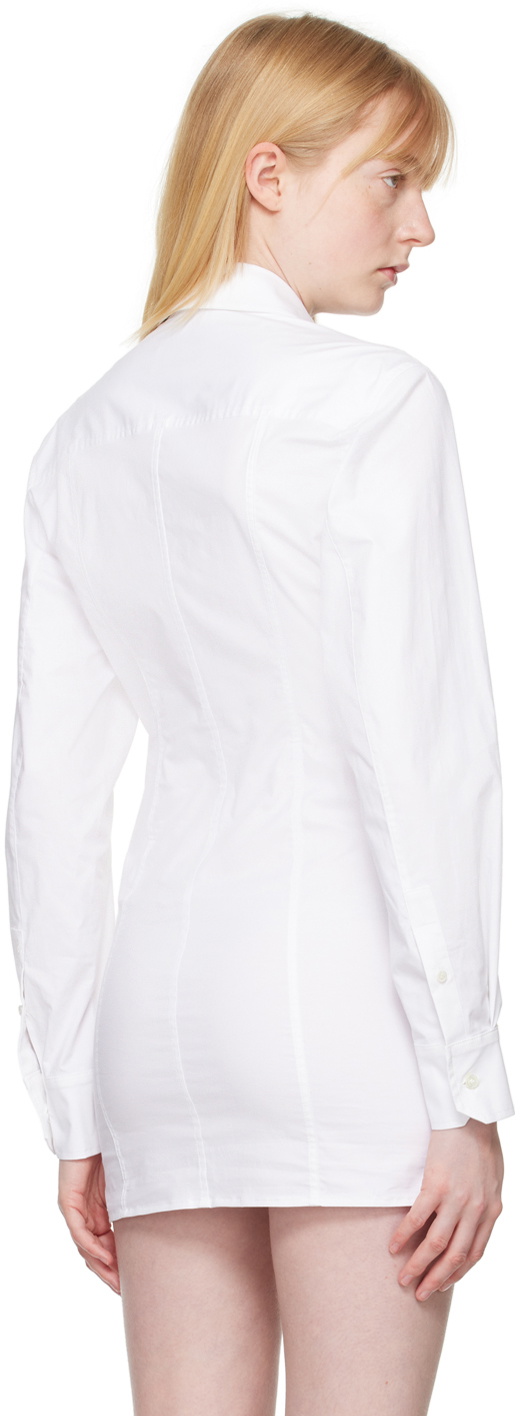 Recto White David Minidress