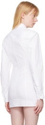 Recto White David Minidress