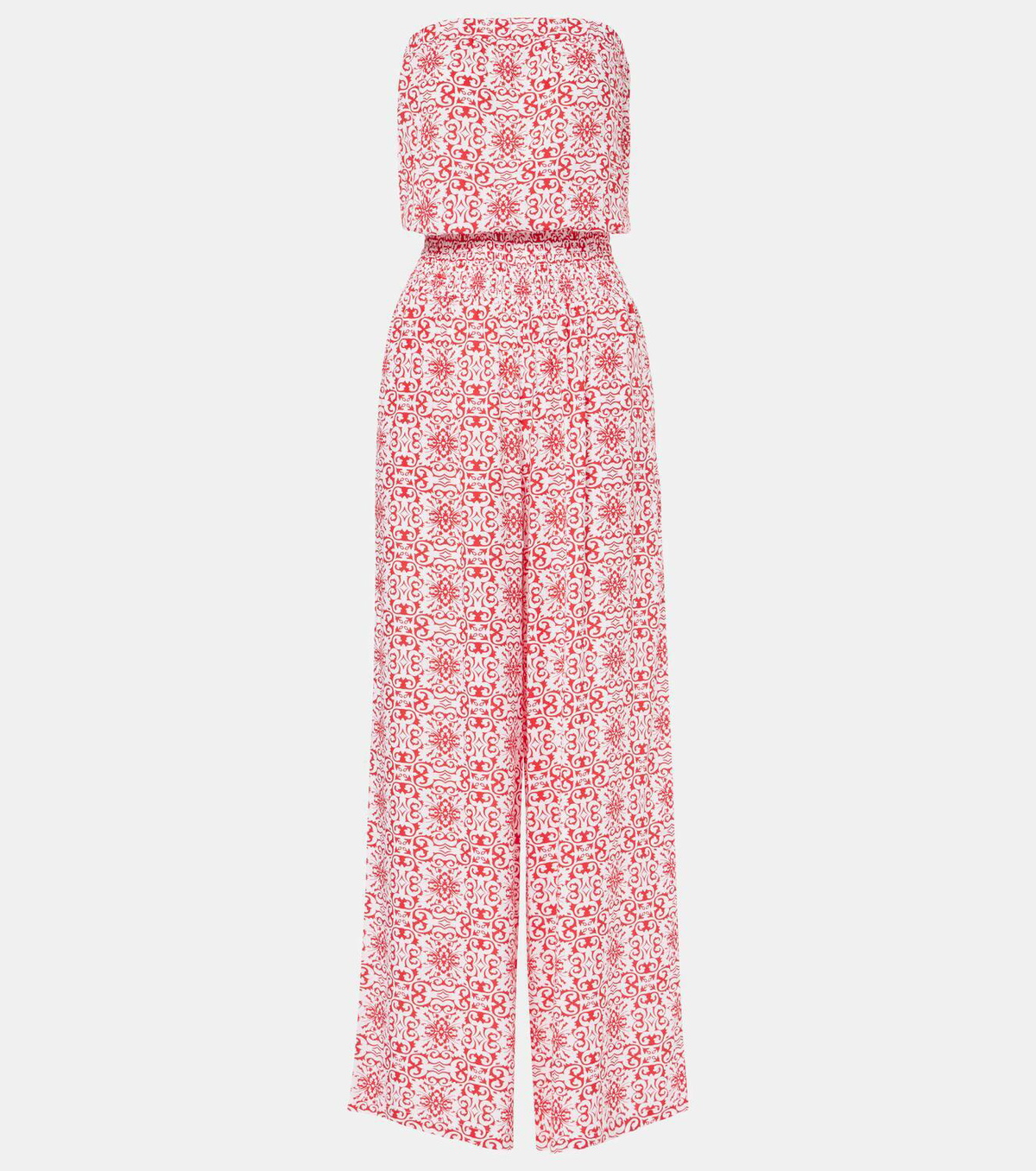Melissa Odabash Naomi floral cotton jumpsuit