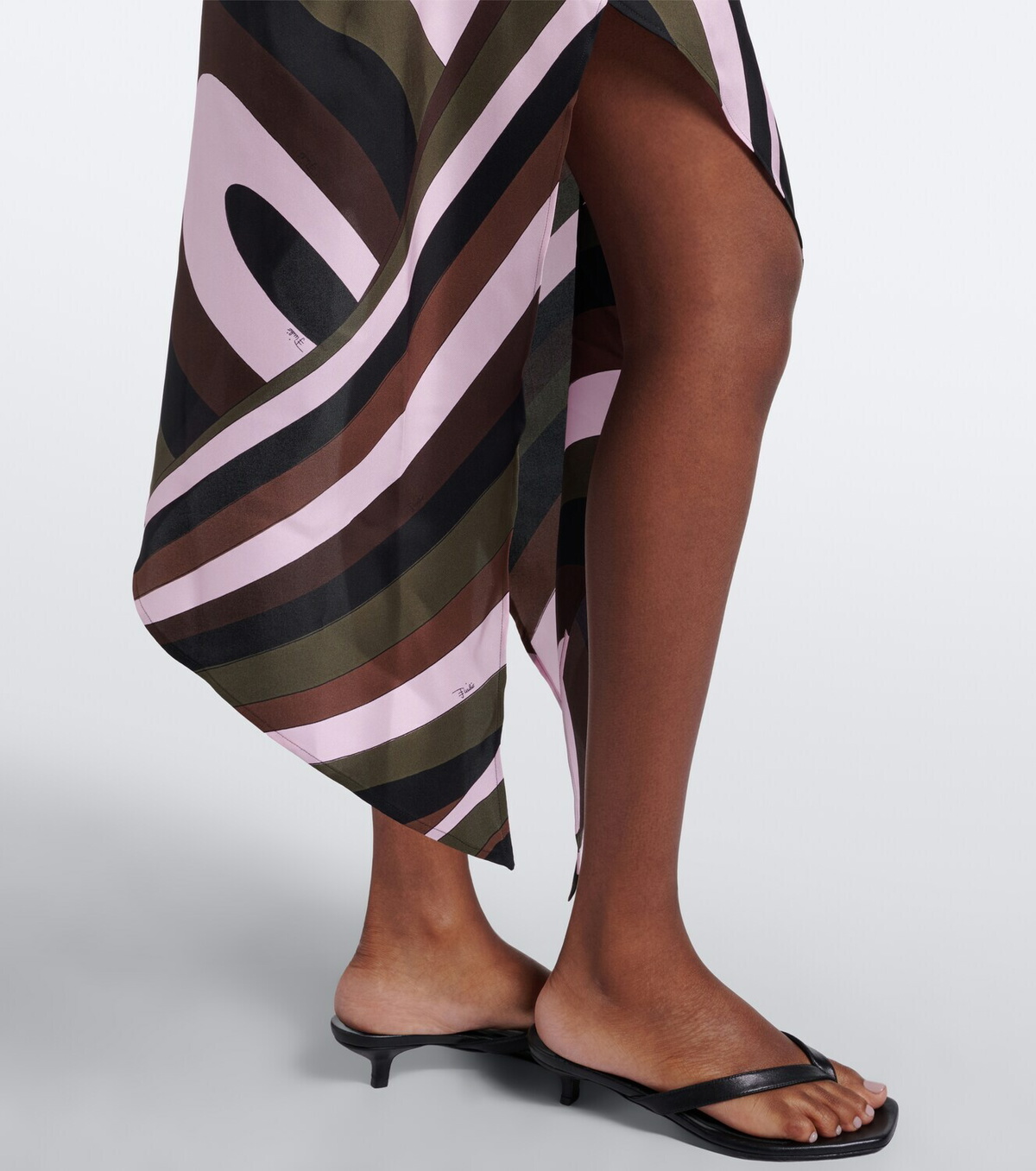 Pucci Iride crêpe de chine silk kaftan