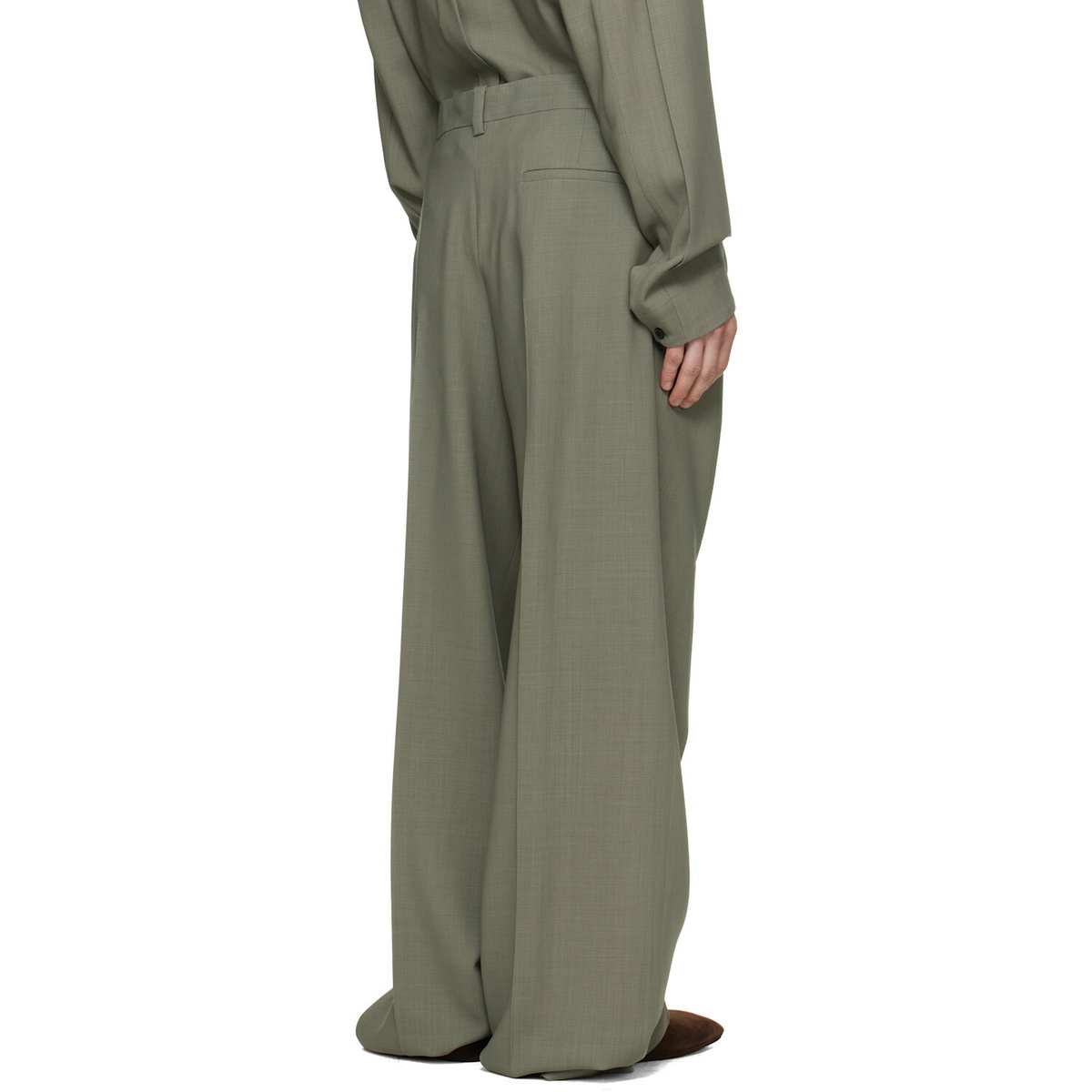 Calvin Klein Collection Taupe Eric Trousers