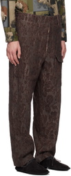 UMA WANG Burgundy Paxton Pants