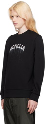 Moncler Black Printed Sweatshirt