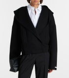 Sportmax Double-breasted wool jacket