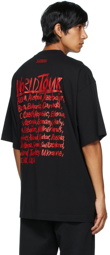 VETEMENTS Black 'World Tour' T-Shirt