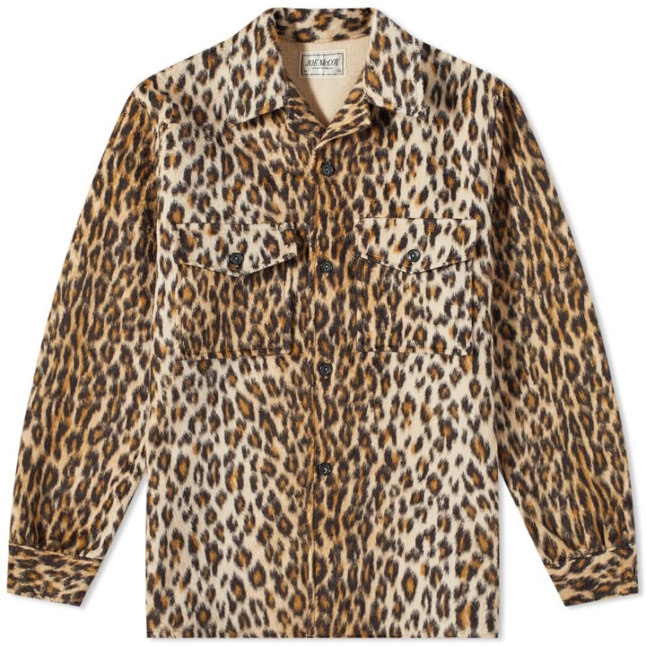 Photo: The Real McCoys Joe Mccoy Leopard Fur Open Collar Shirt