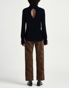 Chiara Boni La Petite Robe Womens Turtleneck in Navy