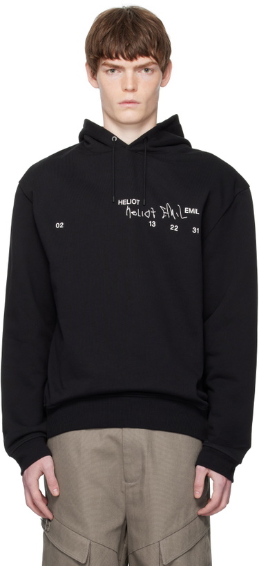 Photo: HELIOT EMIL Black Fulgens Hoodie