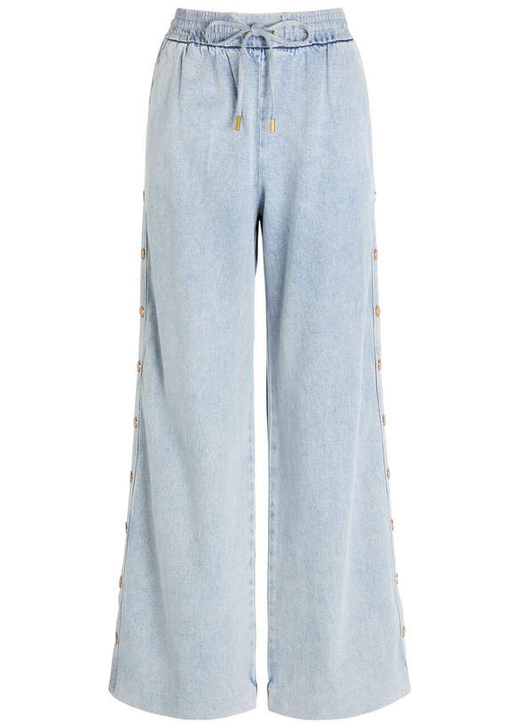 Photo: Zimmermann Rebellion Press-stud Denim Trousers