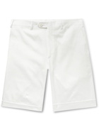 BRIONI - Cotton-Gabardine Shorts - White