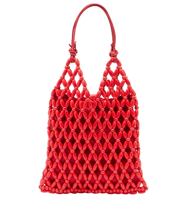 Photo: Staud Karla beaded top-handle bag