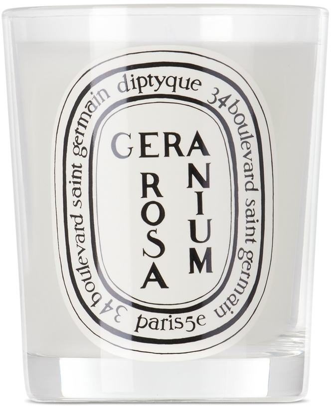 Photo: diptyque White Geranium Rosa Candle, 190 g