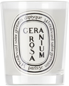 diptyque White Geranium Rosa Candle, 190 g