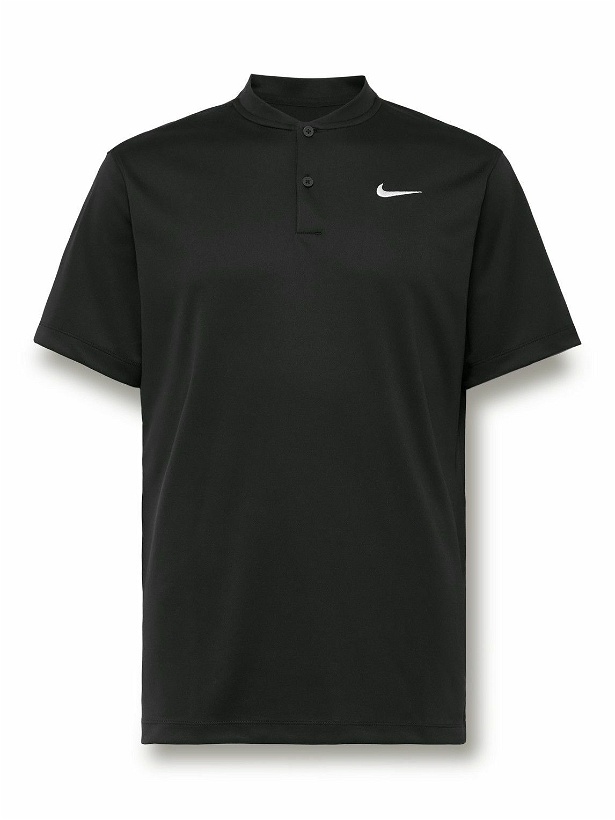 Photo: Nike Tennis - Court Logo-Embroidered Dri-FIT Polo Shirt - Black